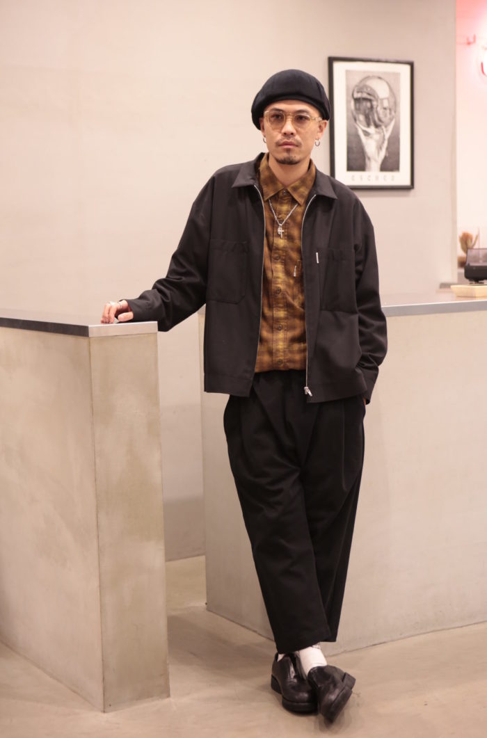 COOTIE クーティー T/W Work Jacket BLACK Lサイズ-