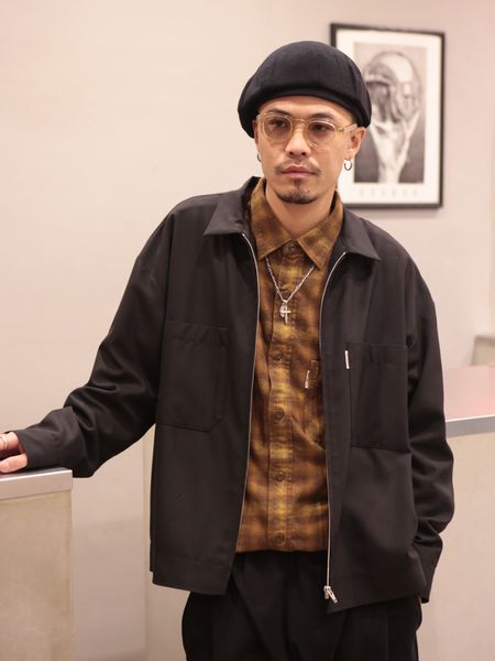 COOTIE クーティー T/W Work Jacket BLACK Lサイズ-