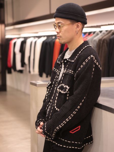 SALE／89%OFF】 PHINGERIN PG1 KNIT カーディガン black Mサイズ