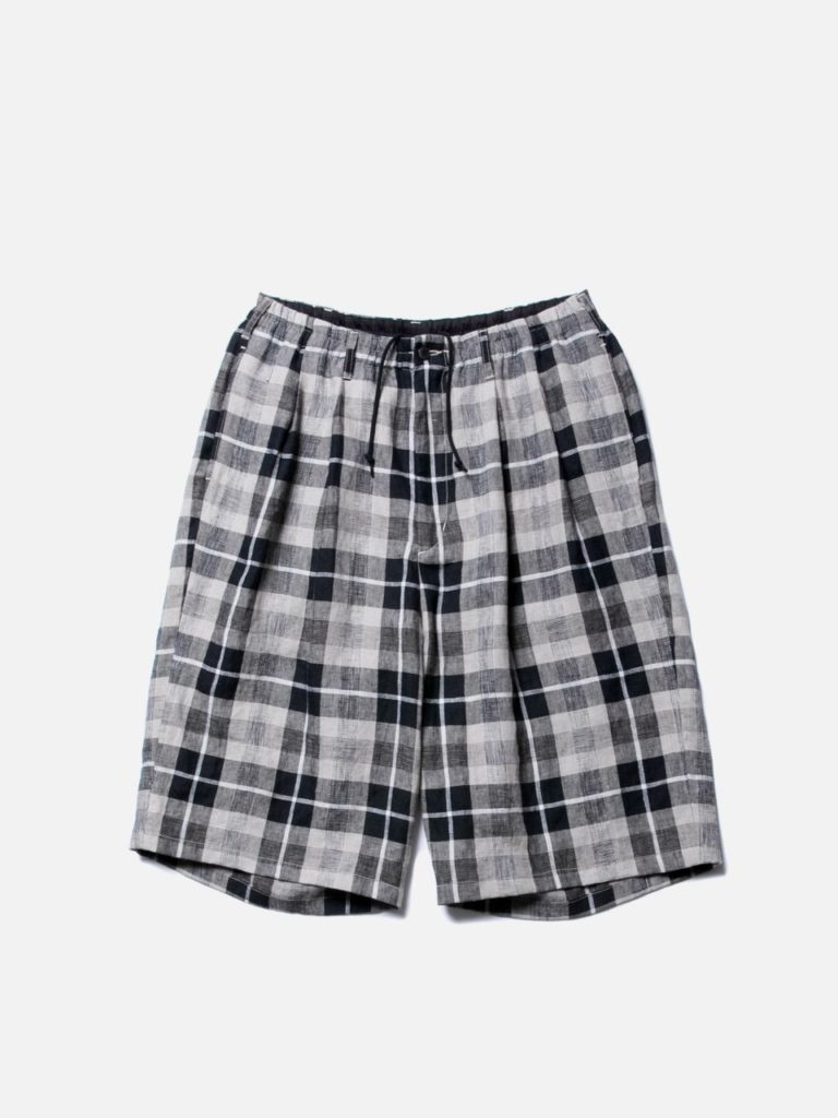 SPRING & SUMMER 2020新作COOTIE / Linen Check 2 Tuck Easy Shorts 