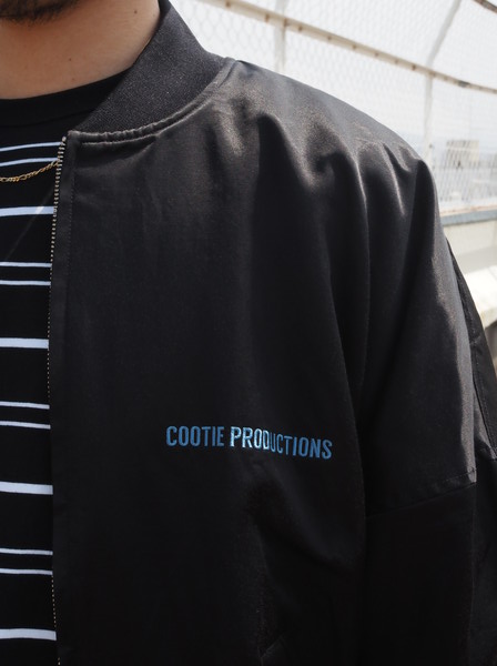 COOTIE PRODUCTIONS / C/R Satin Embroidery Blouson 80-HACHIMARU